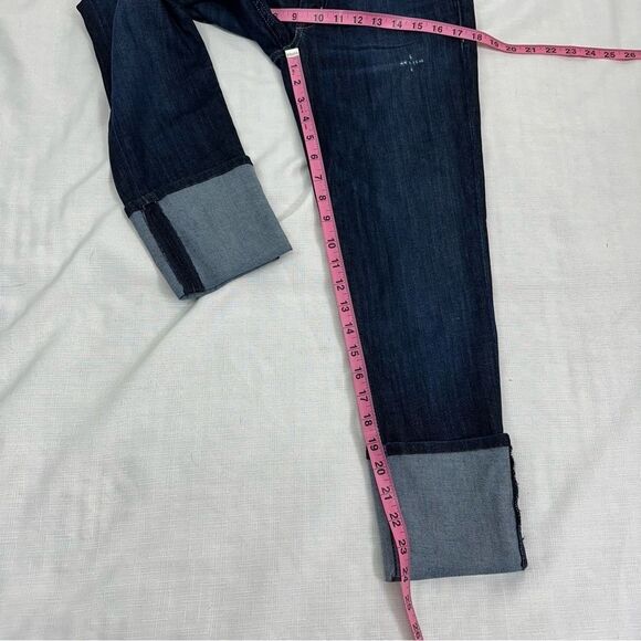 Hudson Women's Size 28 Muse Crop Skinny 5" Cuff Stretch Jeans - Picture 13 of 14